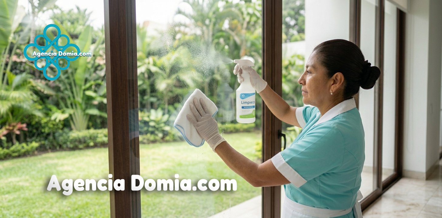 Empleadas Domesticas en Monterrey Limpieza de Vidrios Agencia Domia